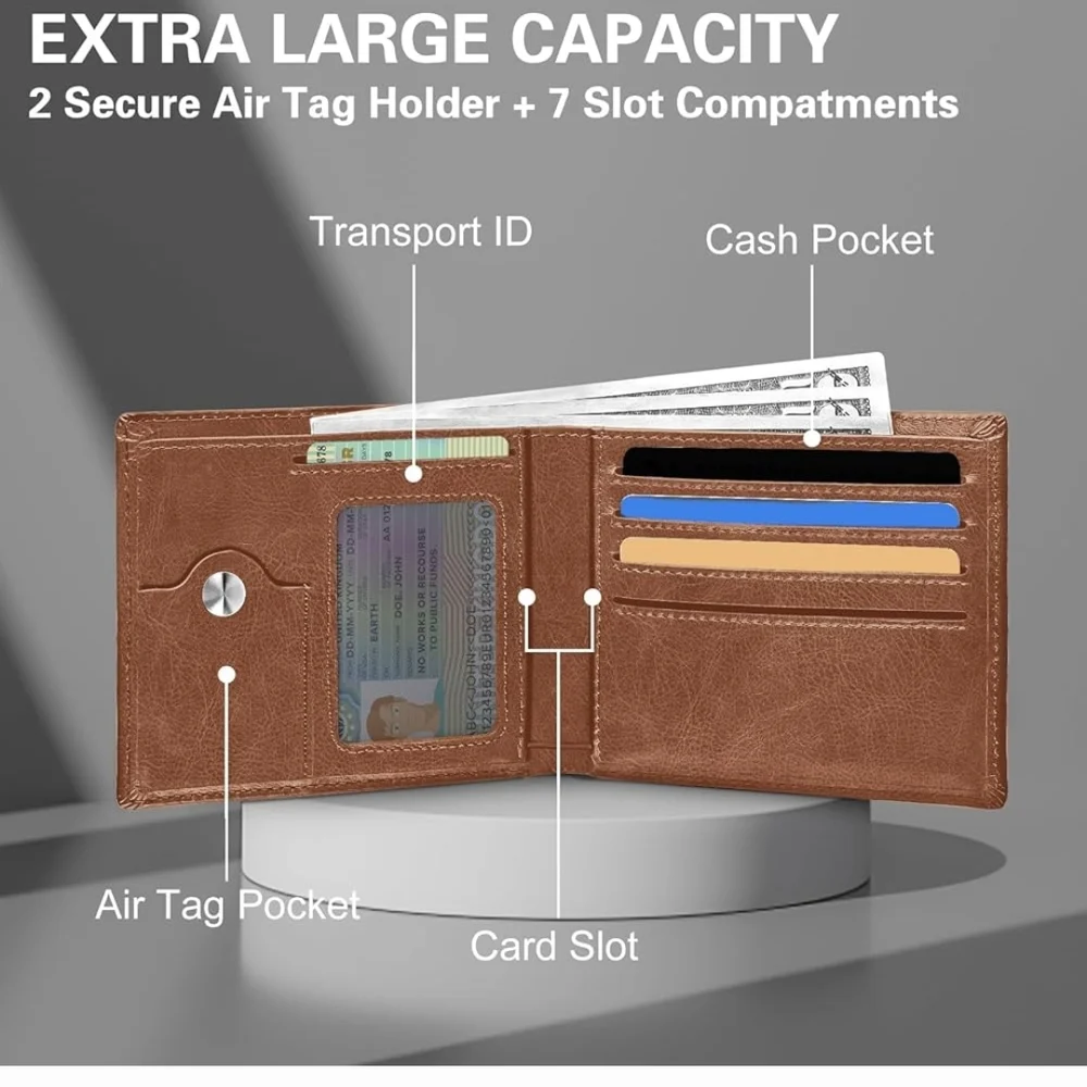 Brown Leather Wallet for Men
